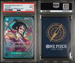 One Piece EB03 UTA, Tashigi, Koala PSA 9 w/ DragonScale Bumper Guard - Image 3