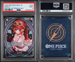 One Piece EB03 UTA, Tashigi, Koala PSA 9 w/ DragonScale Bumper Guard - Image 4