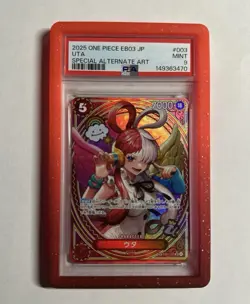 One Piece EB03 UTA, Tashigi, Koala PSA 9 w/ DragonScale Bumper Guard - Image 5