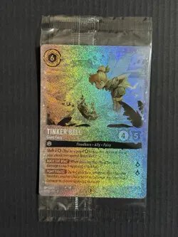 Disney Lorcana Tinker Bell Giant Fairy Promo Glimmer Foil - Image 2