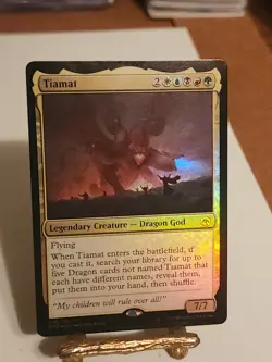 MTG Adventures in the Forgotten Realms: Tiamat Mythic Foil Card - Image 1