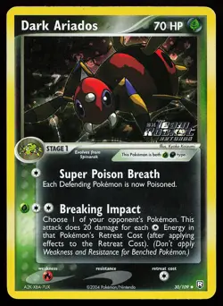 Dark Ariados 30/109 Reverse Holo Stamped Team Rocket Returns Pokemon Card - Image 1