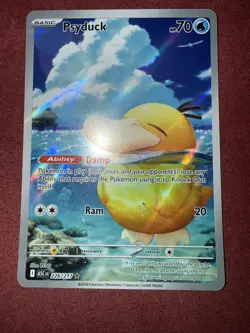 Pokemon TCG Psyduck Ascended Heroes Illustration Rare 226/217 Near Mint Card - Image 1