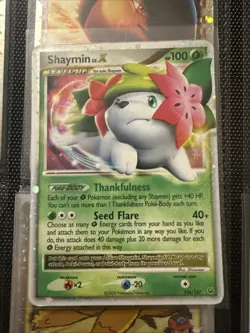 Shaymin LV.X 126/127 Platinum Pokemon Card Holo Foil Rare LP - Image 1