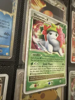 Shaymin LV.X 126/127 Platinum Pokemon Card Holo Foil Rare LP - Image 5