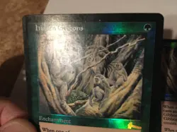 1X HIDDEN GIBBONS FOIL / MP / URZA'S LEGACY / REAL PICS / WRONGWAY052 - Image 2