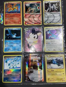 Pokemon Binder Holo & Non Holo Cards (Lot) - Image 3