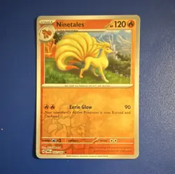 Pokemon Ninetales 027/167 Sv06 Twilight Masquerade Reverse Holo Stage 1 HP120 C… - Image 1