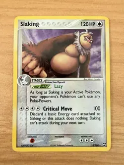 Pokemon Slaking Power Keepers 13/108 Holo Rare Pack Fresh NM - Image 1