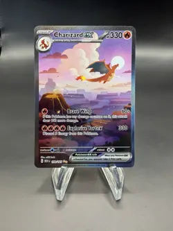 Pokemon Charizard ex 199/165 Special Illustration Rare Holo Scarlet & Violet 151 - Image 1