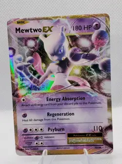 Mewtwo EX 52/108 Evolutions Holo Ultra Rare Pokemon TCG English - Image 3