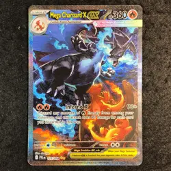 (A) Mega Charizard X ex - 125/094 - SPECIAL Illustration Rare Pokemon Phantasmal - Image 1