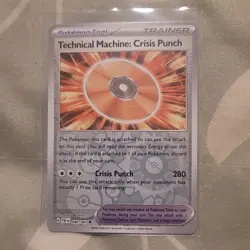 Pokemon Technical Machine Crisis Punch Reverse Holo PAF 090/091 - Image 1