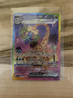 Pokemon TCG Alolan Exeggutor ex 242/191 SV08 Surging Sparks SIR Holo 300 HP - Image 1