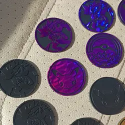 Nintendo Pokemon TCG Flip Coin Lot 17 Multicolor Holofoil Pikachu Arcanine - Image 2