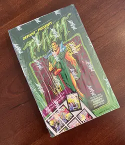 1993 Defiant Plasm Zero Issue Factory Sealed Box Of 36 Packs Of Trading Cards - Image 1