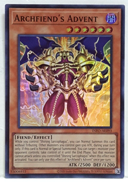 Yugioh Asian-English Archfiend's Advent INFO-AE093 Super Rare - Image 1