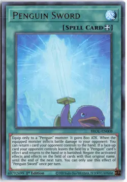 Yugioh - Penguin Sword BROL-EN008 1st Edition - Brothers of Legend - Image 1