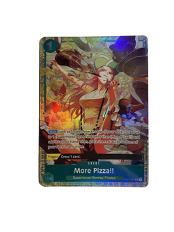 More Pizza!! OP07-037 One Piece TCG Card Premium Card Best Selection Vol 4 - Image 1