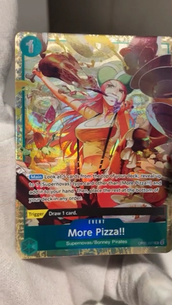 More Pizza!! OP07-037 One Piece TCG Card Premium Card Best Selection Vol 4 - Image 2
