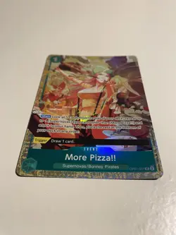 More Pizza!! OP07-037 One Piece TCG Card Premium Card Best Selection Vol 4 - Image 3