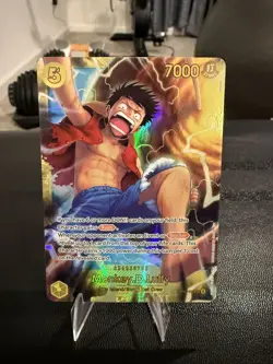 One Piece TCG Monkey.D.Luffy OP15-119 SEC Near Mint In Hand - Image 1