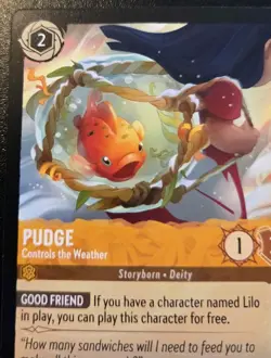 Pudge - Controls The Weather 3/204 Uncommon Winterspell Disney Lorcana TCG - Image 2
