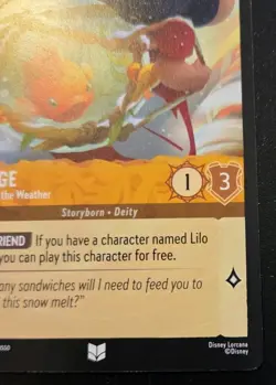 Pudge - Controls The Weather 3/204 Uncommon Winterspell Disney Lorcana TCG - Image 5