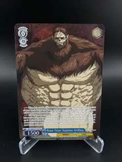 Beast Titan Supreme Artillery AOT/SX04-071TTR TTR Attack On Titan Weiss Schwarz - Image 1