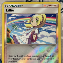 Lillie 125/156 Reverse Holo Sun & Moon Ultra Prism Set Pokemon Card 2018 LP - Image 2