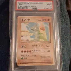 Pokemon 1999 Onix Southern Island Japanese Promo PSA 9 #95 Regular Card - Image 1
