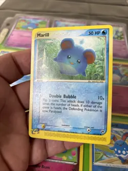 Pokemon Binder Collection Marill Azumarill Cards EX Diamond Pearl Era XY Scarlet - Image 3