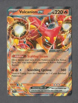Pokemon Journey Together - Volcanion ex 031/159 - NM-MT OR BETTER - Image 1