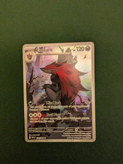Pokemon TCG Zoroark 143/086 White Flare Illustration Rare Card - Image 1