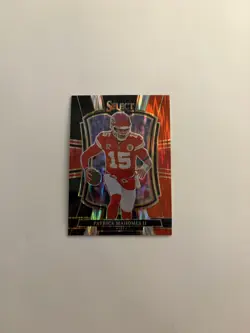 2025 Panini Select-Premier Level Patrick Mahomes #107 Black and Red Shock Prizm - Image 1