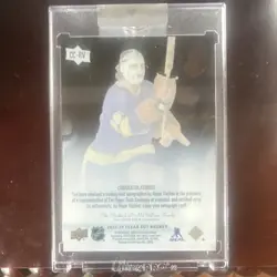 Upper Deck 2023-24 Clear Cut Rogie Vachon Legends Auto Card #CC-RV Kings - Image 2