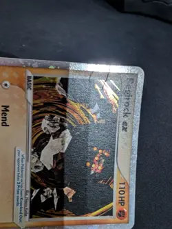 Pokemon TCG Regirock Ex 99/106 Holo Rare Ex Emerald DAMAGED Creased see photos - Image 5