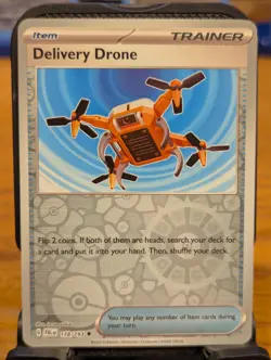 Pokemon TCG Paldea Evolved Delivery Drone Reverse Holo 178/193 - Image 1