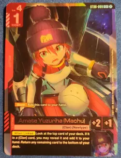 Amate Yuzuriha (Machu) ST06-009 C+ Gundam Card Game - English - Image 1