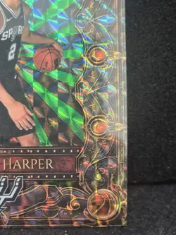 2025 Topps Chrome Destiny D-2 Dylan Harper Rookie San Antonio Spurs /99 - Image 4