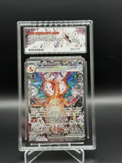Pokemon TCG Charizard EX 223/197 SIR obsidian Flames Scarlet & Violet Ace 9 Mint - Image 1