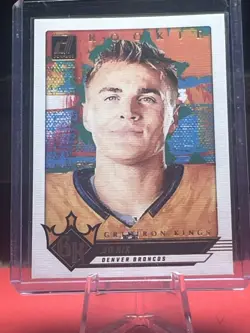 Bo Nix Rookie Gridiron Kings #6 2024 Panini Donruss Denver Broncos - Image 1