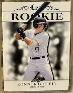 KONNOR GRIFFIN 2024 LEAF ROOKIE ACHIEVEMENT #RA-27 Mint RC - Image 1