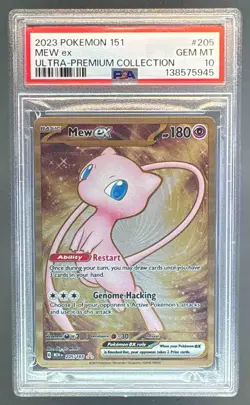 2023 Pokemon Scarlet Violet 151 Ultra Premium Promo 205 Mew ex PSA 10 138575945 - Image 1