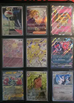 Pokemon Folder Of RARE, SI, FULL ART Pokemon Cards - Image 4