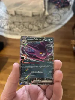 Pokemon TCG Team Rocket’s Crobat ex Prize Pack Series 8 122/182 NM Stamped - Image 1