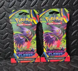 Pokemon Mega Evolution Phantasmal Flames Booster Pack Gengar English TCG - Image 1