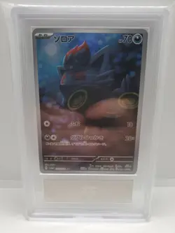 ARS 10 (PSA 10) 2024 POKEMON JAPANESE SV6a-NIGHT WANDERER 072 ZORUA ART RARE - Image 3