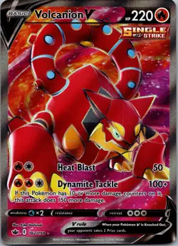 Volcanion V - 162/198 Chilling Reign FULL ART Pokemon - NM/MINT - Image 1