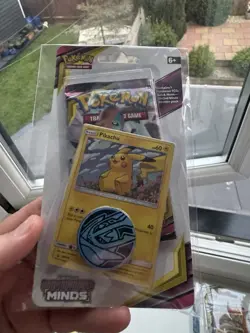 Pokemon Sun & Moon Unified Minds Checklane Blister w/ Pikachu Promo Sealed - Image 3